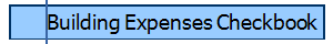 Building Expenses Checkbook